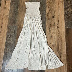 Lululemon 2-in-1 Maxi Dress Women's Size XXXS in Light Ivory